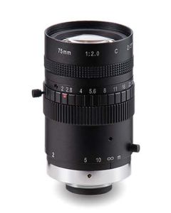 AZURE Photonics FI-7520M5M 75mm F2.0 for 2/3" 5 Megapixel sensor