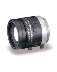 Fujinon 16 mm with manual focus, iris and locking screws, 1.4 f-stop 