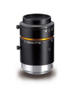 LM16JC10M 16 mm F/1.8 2/3" 10MP, manual focus and iris with locking screws 