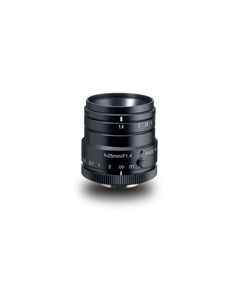 25 mm F/1.4 1" SWIR format megapixed, locking screws 