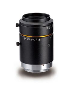 LM25JC10M 25 mm F/1.8 2/3" 10MP, manual focus and iris with locking screws 