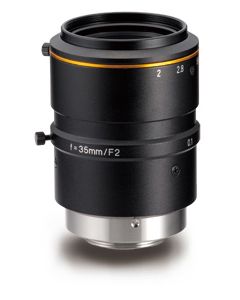 LM35JC10M 35 mm F/2.0 2/3" 10MP, manual focus and iris with locking screws 