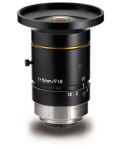 LM5JC10M 5 mm F/1.8 2/3" 10MP, manual focus and iris with locking screws 
