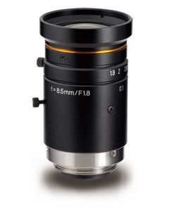 LM8JC10M 8.5 mm F/1.8 2/3" 10MP, manual focus and iris with locking screws 